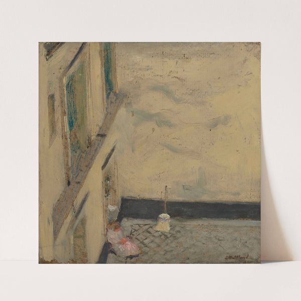 Le Balai dans la cour, 346 rue Saint-Honoré (1895) by Édouard Vuillard