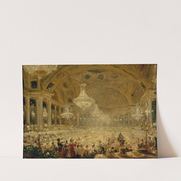 Le Banquet des dames dans la salle de spectacle des Tuileries (bals de 1835) by Eugène-Emmanuel Viollet-le-Duc
