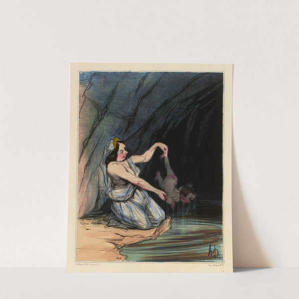 Le Baptême d’Achille (1833) by Honoré Daumier