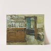 Le bar de l&#039;Hôtel Baudy, Giverny by Theodore Robinson