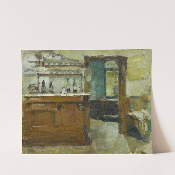 Le bar de l&#039;Hôtel Baudy, Giverny by Theodore Robinson