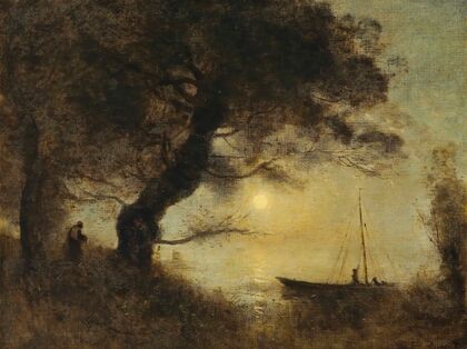 Le Bateau Au Claire De Lune (circa 1871-1872)