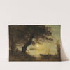 Le Bateau Au Claire De Lune (circa 1871-1872) by Jean-Baptiste-Camille Corot