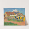 Le battage du blé au village by Henry Moret