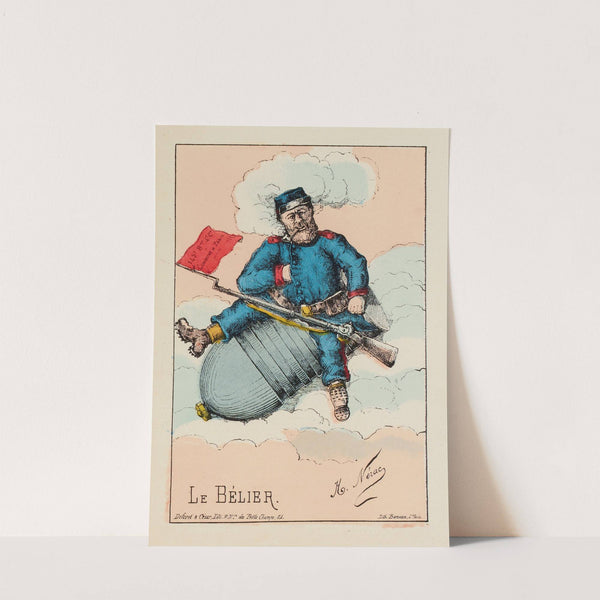 Le bélier. O progrés Voilà bien de tes coups (1871) by H. Nérac