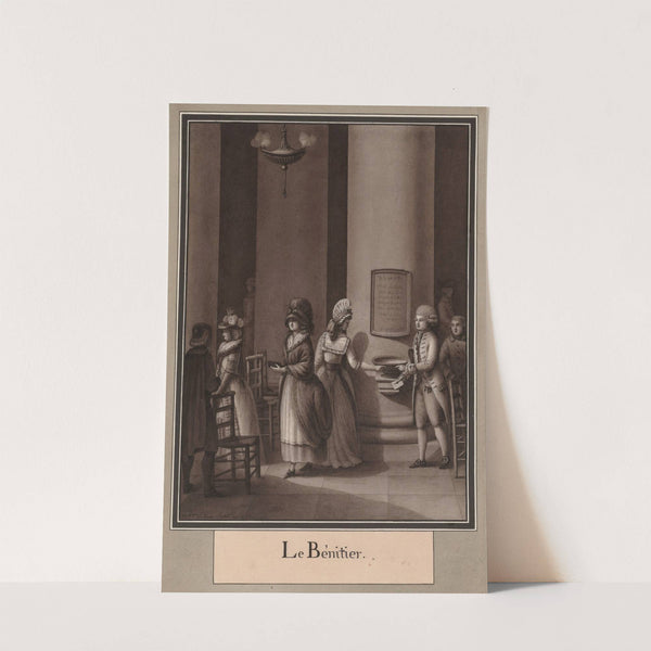 Le bénitier (1790) by Jean Jacques Lequeu