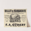 Le Billet de Marguerite, opéra-comique en 3 actes. Paroles de MM de Leuven et Brunswick (1854) by Victor Coindre