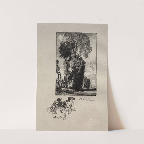 Le Bocage (c. 1870–1918) by Auguste Louis Lepère