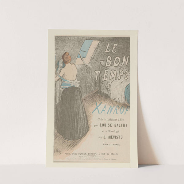Le – bon – temps – Xanrof (1895) by Henri-Gabriel Ibels