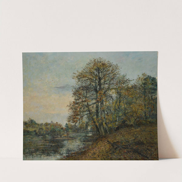 Le Bord d’étang à l’automne by Emmanuel de La Villéon