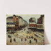Le boulevard de Rochechouart et la rue de Clignancourt (travaux du métropolitain) by Louis Braquaval