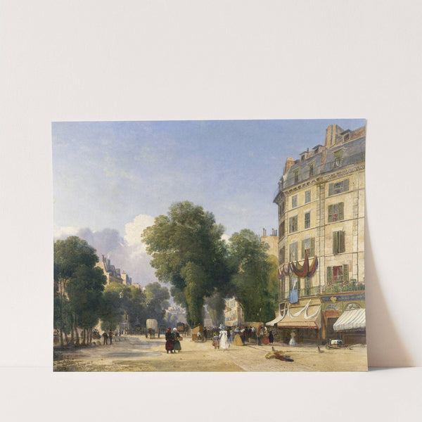 Le boulevard des Capucines, au débouché de la rue de la Paix by Robert Stanley Colet