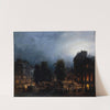 Le boulevard des Italiens de nuit by Domenico Ferri