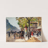 Le Boulevard des Italiens by Emile Cagniart