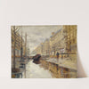 Le boulevard Haussmann pendant les inondations de 1910 by Alexandre Bloch