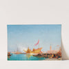 Le Bucentaure Vu Du Quai Des Esclavons, Venise by Félix Ziem