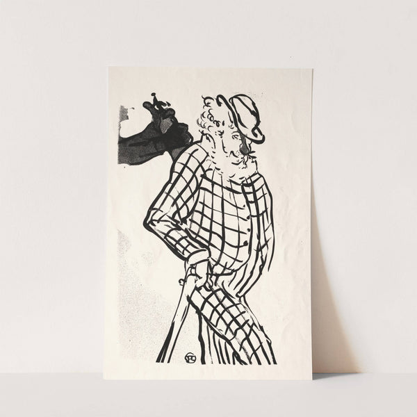 Le Café-concert; Chanteur Americain (1893) by Henri de Toulouse-Lautrec