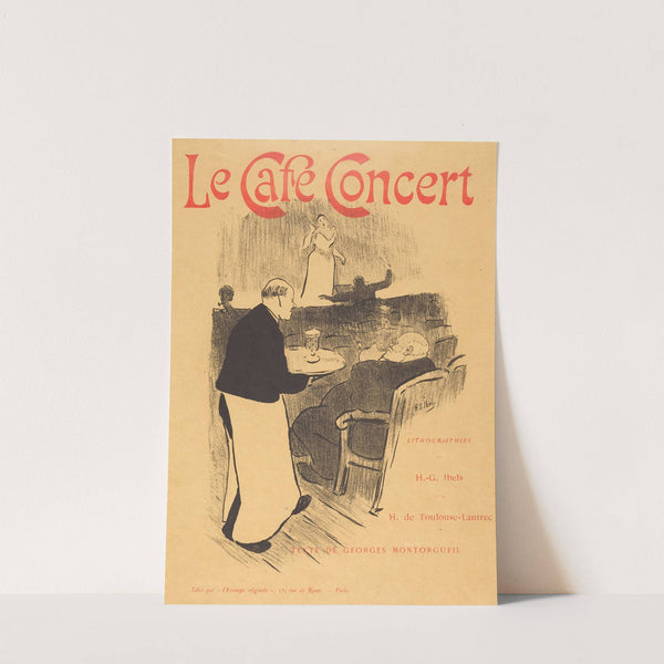 Le cafe concert – Cover (1893) by Henri-Gabriel Ibels