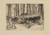 Le campement, parc d’Issy (Souvenir du siège de Paris) (1871-1878)