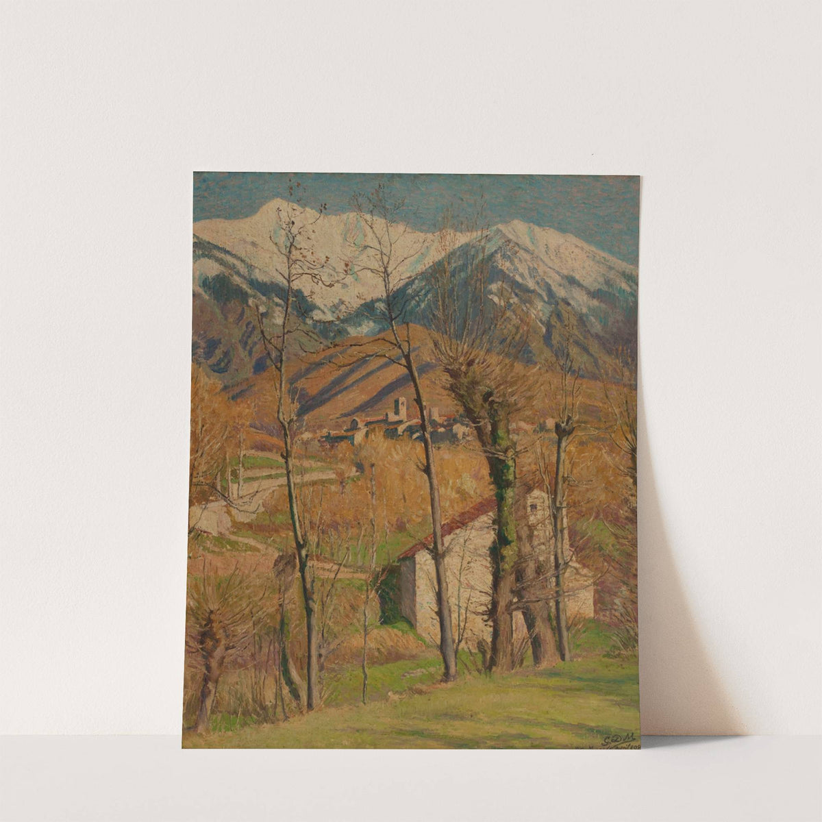 Le Canigou en hiver by Georges Daniel de Monfreid