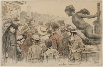 Le chant de la Madelon sur le pont Alexandre III, 7ème arrondissement (1913-1923)