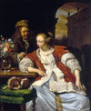 Le chant interrompu; portrait de l’artiste et sa femme