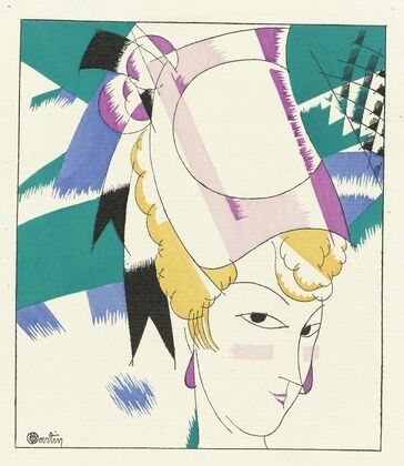 Le chapeau en porcelaine