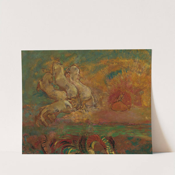 Le Char D&#039;apollon Et Le Dragon by Odilon Redon