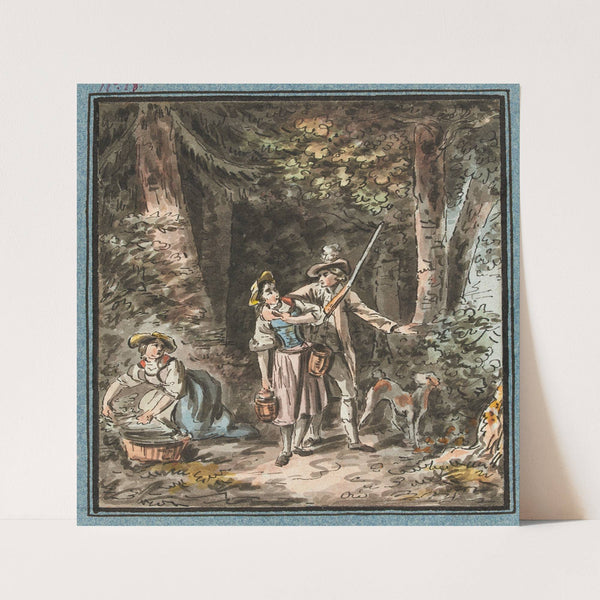 Le chasseur gallant by Sigmund Freudenberger