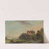 Le Chateau de Cerlier by Johann Ludwig Aberli