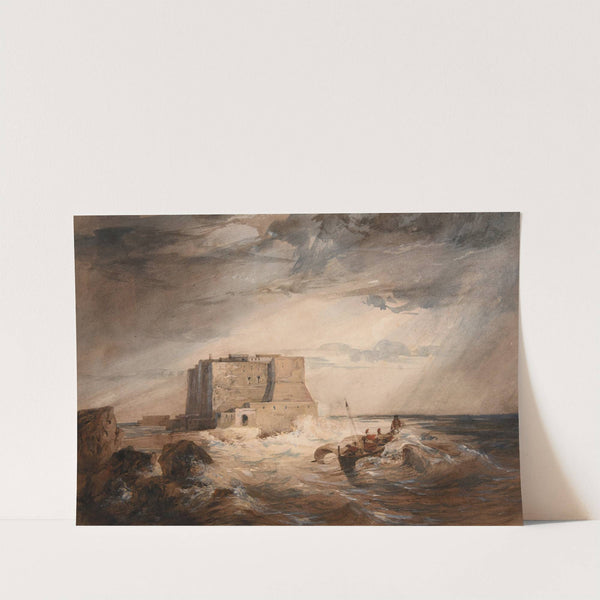 Le Château de l&#039;Œuf à Naples by Jacques-Raymond Brascassat