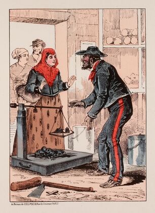Le chauffage. (1871)