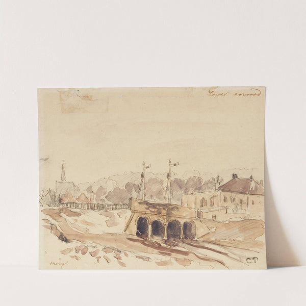 Le chemin de fer – Lower Norwood (ca 1870-1871) by Camille Pissarro