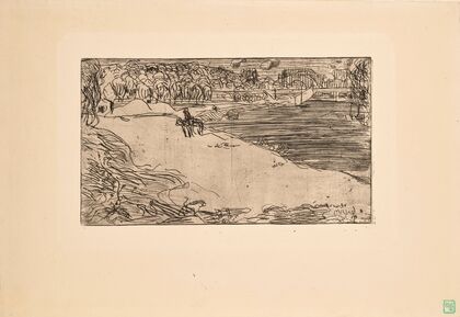 Le chemin de halage, Valmondois (The Tow Path, Valmondois)