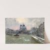 Le chevet de Notre-Dame, vu du pont de la Tournelle, effet de neige by Siebe Johannes Ten Cate