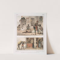 Le chirurgien nègre; Boutique d’un marchand de viande de porc (1834 - 1839) by Jean Baptiste Debret