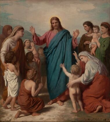 Le Christ au milieu des enfants — size preview