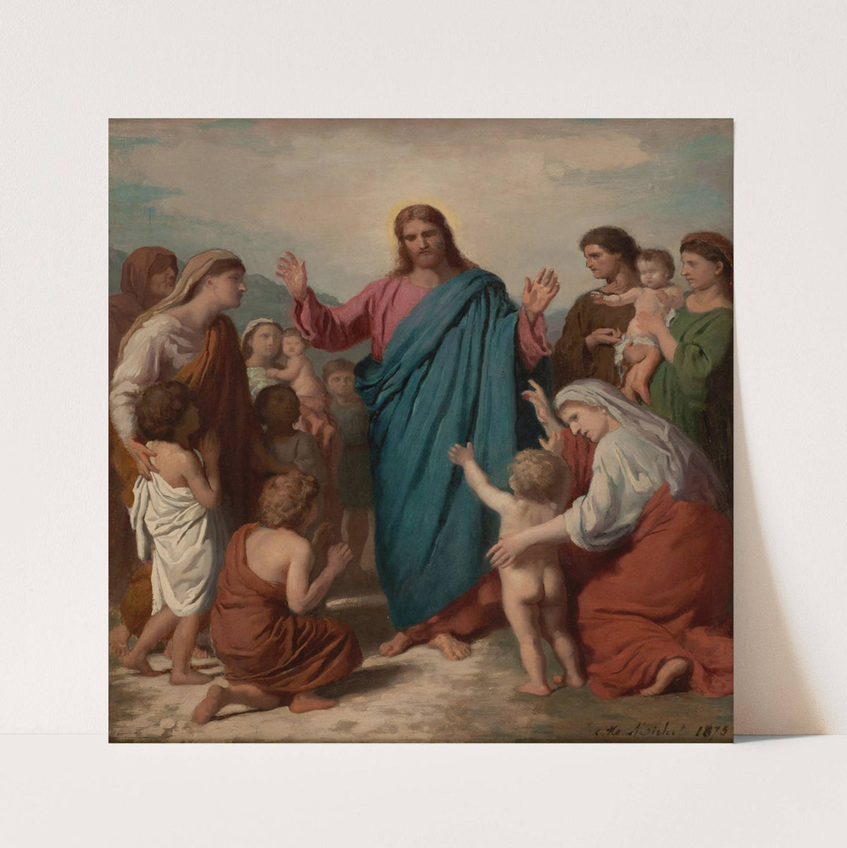Le Christ au milieu des enfants by Charles Henri Hilaire Michel