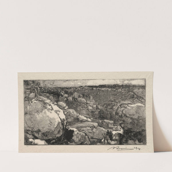 Le cirque du Long- Rocher (1888) by Auguste Louis Lepère