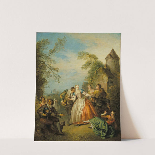Le colin-maillard (Blind Man&#039;s Buff) by Jean-Baptiste Pater