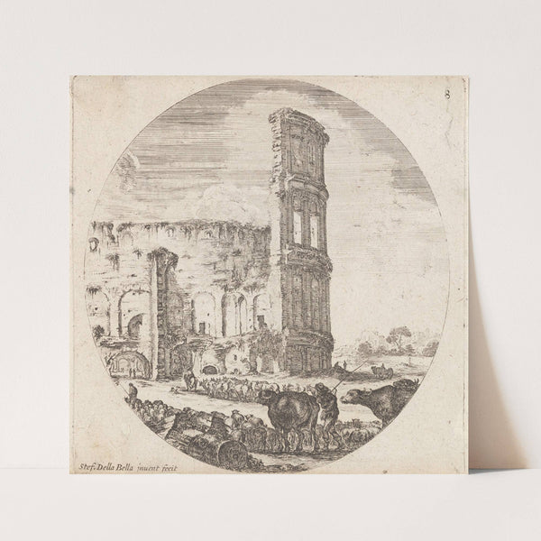 Le Colisée (1601-1700) by Stefano Della Bella