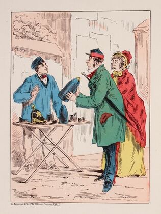 Le commerce des éclats d’obus. (1871)
