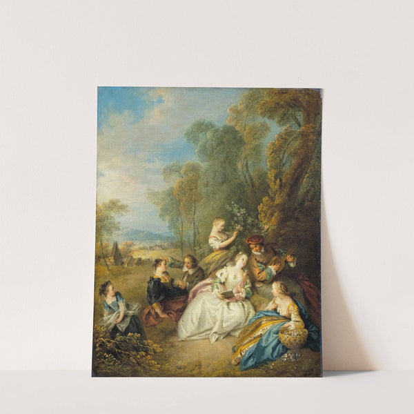 Le concert amoureux (The Amourous Concert) by Jean-Baptiste Pater
