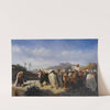 Le cortege maure, près de Tanger by Pharamond Blanchard