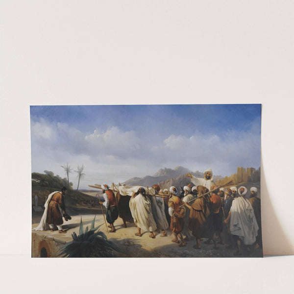 Le cortege maure, près de Tanger by Pharamond Blanchard
