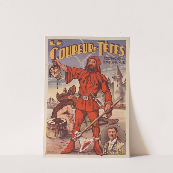 Le coupeur de têtes Bénévol (1930) by Imp. Spéciale des Tournées Bénévol