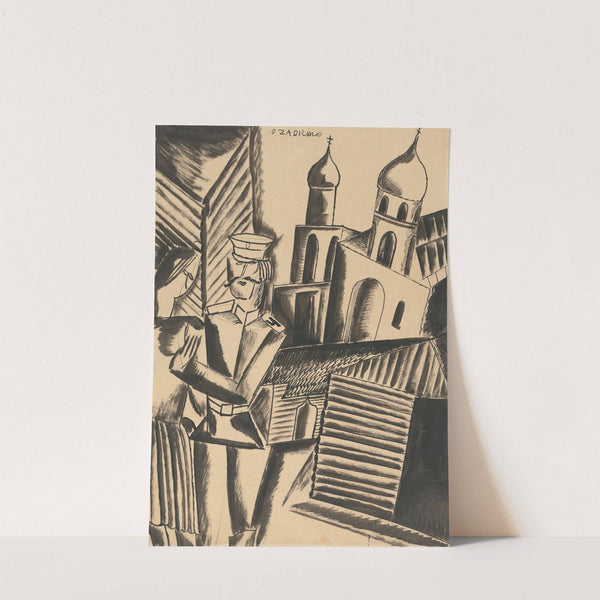 Le Couple Russe (The Russian Couple) by Ossip Zadkine