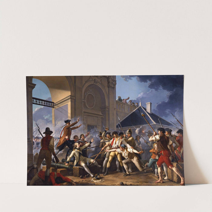 Le Courage Héroïque Du Jeune Désilles, Le 31 Août 1790, À L'affaire De Nancy by Jean-Jacques-François Le Barbier