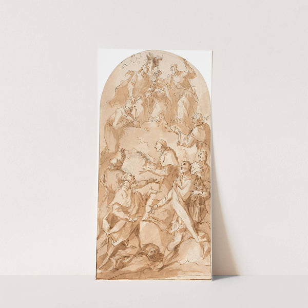 Le couronnement de la Vierge by Gaspare Diziani