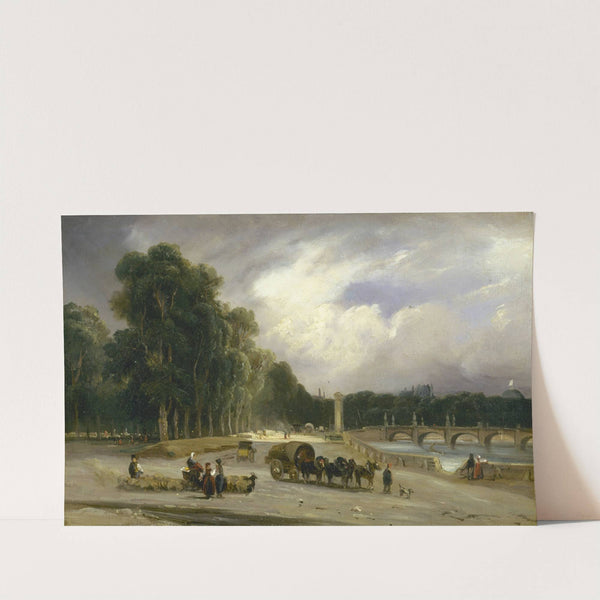 Le Cours-la-Reine by Théodore Gudin